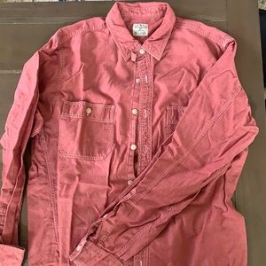 Washed red Chambray shirt